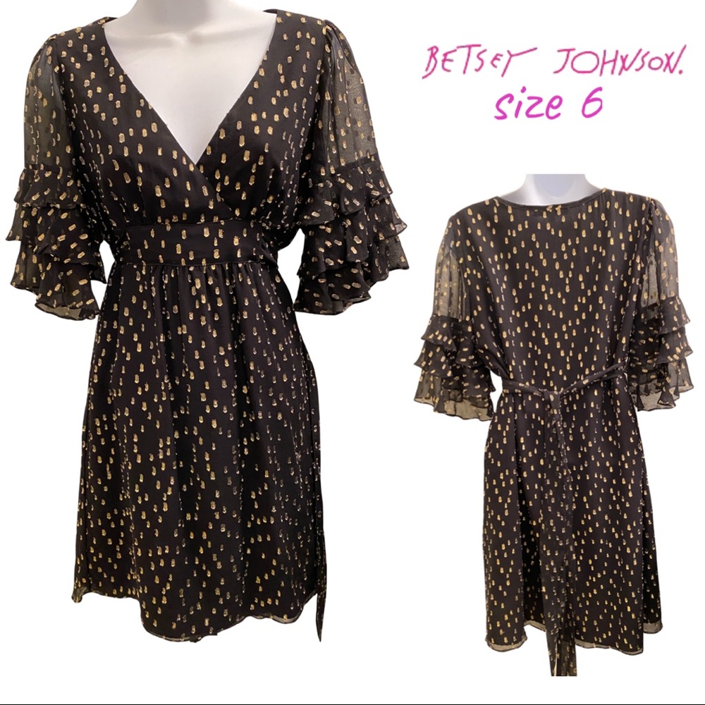Vintage Betsy Johnson Babydoll Mini Dress